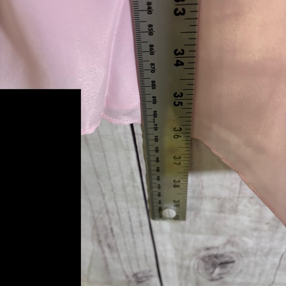 Vintage Pink Floral Embroidered Slip Dress Medium - Picture 5 of 6